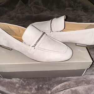 Franco Sarto- Damia Loafer shoe (pale grey faux)